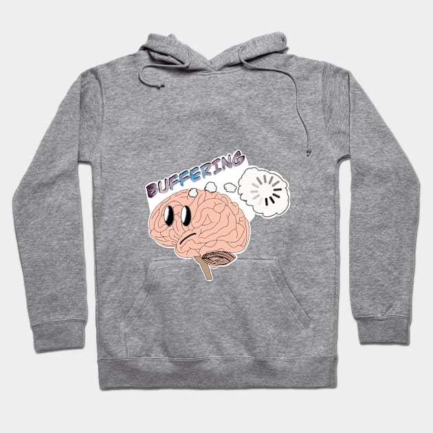 Brain Buffering Hoodie by The Accessibility Enby